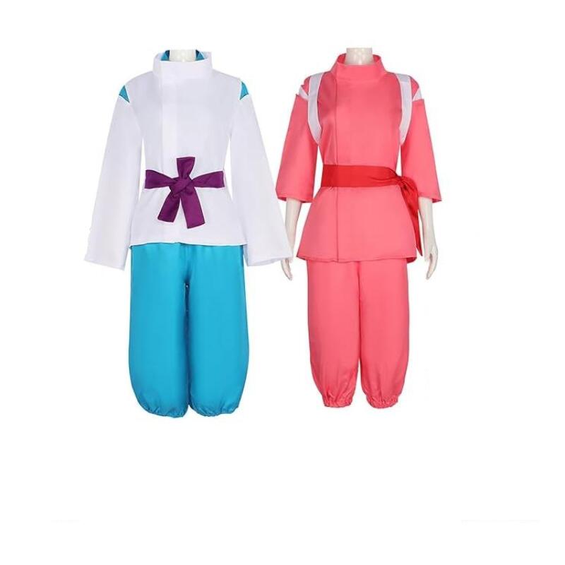 【200円OFFクーポン配布中！】ハク コスプレ 衣装 子供 仮装 大人 大きいサイズ 文化祭 ハロウィン パーティー 学園祭 コスチューム コスプレ衣装 Cosplay 神 隠し 荻野 風 コスプレパーティー 衣装 服 イベント仮装 コスチューム