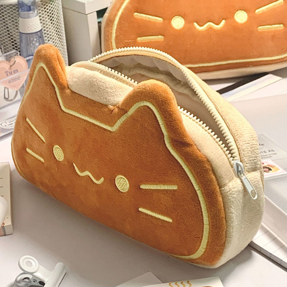 Rakuten - ペンケース 筆箱 猫 ねこ ネコ かわいい 大容量 化粧ポーチ 小物入れ 学校 文具 新生活 入学 入園 塾 習い事