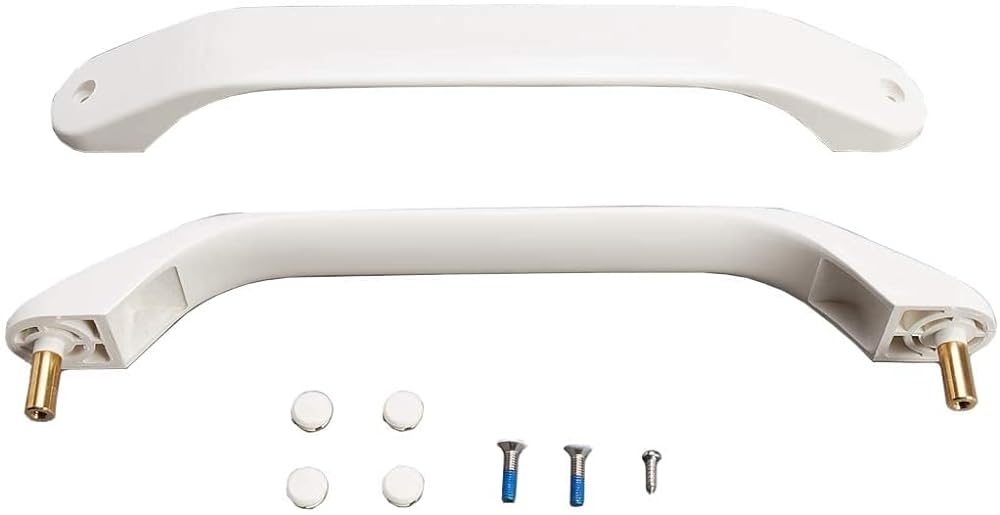 パナソニック　2枚折りドア用：弓状バー型(B型)把手(オフホワイト)＜樹脂製＞　【GRXGD512210】