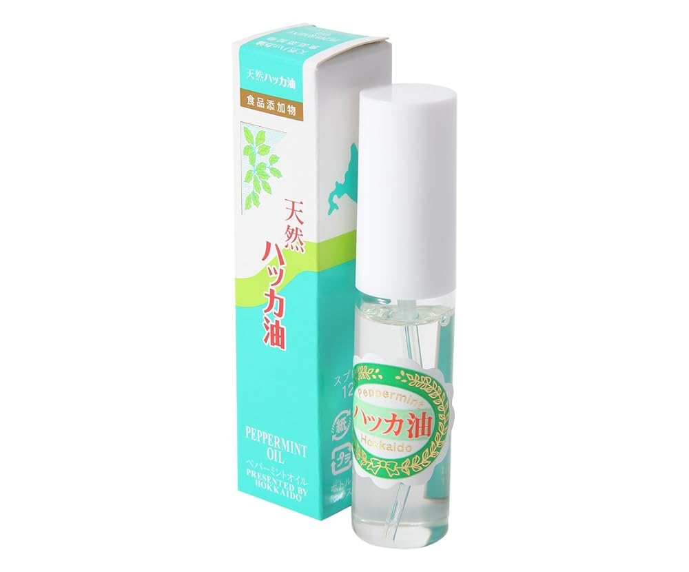 天然ハッカ油スプレー12ml 天然和種ハッカ100%