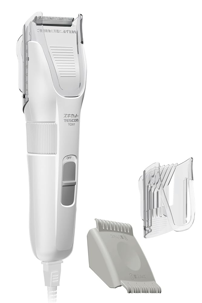 テスコム (TESCOM) ヘアカッター 交流式 ホワイト TC317-W