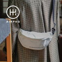 AIRPAQ(エアパック) Hipbaq ヒップバック 全5色 レディース メンズ ボディバッグ ウエストポーチ アップサイクル 撥水 丈夫 マグネットバックル