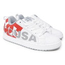 DC SHOE fB[V[V[COURT GRAFFIK SE@[WHITE/RED/GREY](Y Xj[J[ V[Y XPV[ C XP[g{[h SKATEBOARD SB zCg )