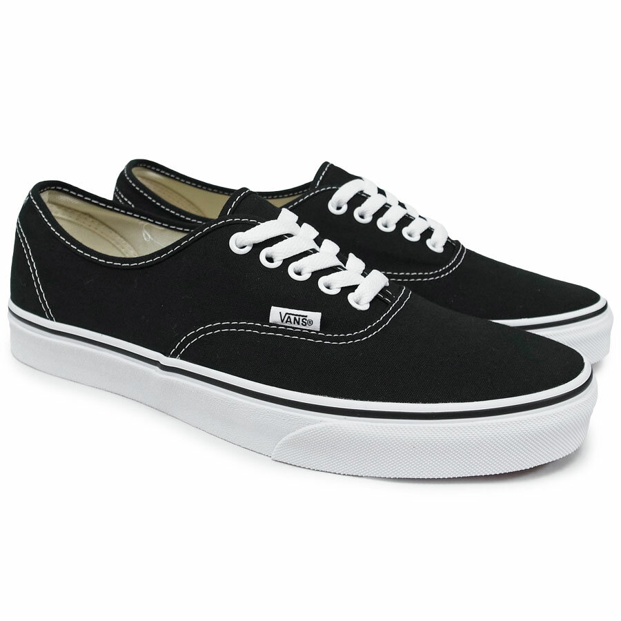 VANS バンズAUTHENTIC　[BLACK](ヴァンズ オーセンティック エラ スニーカー シューズ 靴 メンズ レディース ユニセックス 黒 ブラック US USA規格 定番 ロングセラー)