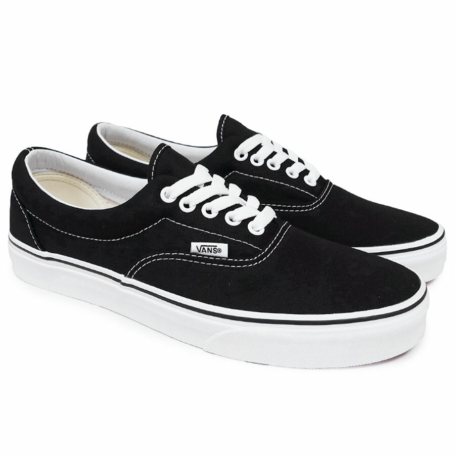 VANS バンズERA BLACK (ヴァンズ エラ メンズ レディース スニーカー シューズ 靴 定番 ロングセラー 黒 ブラック US USA規格 )