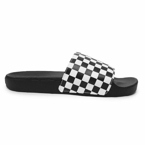 VANS バンズSLIDE-ON　[(CHECKERBOARD ) WHITE](ヴァンズ トリプルクラウン スライドオン シャワーサンダル スリッパサンダル チェッカーボード チェック柄 )