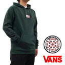 VANS バンズ × INDEPENDENT インディペンデント VERSA HOODIE　[DARKEST SPRUCE](ヴァンズ ジャケットプルオーバー パーカー メンズ レディース ユニセックス コラボレーション )