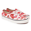 VANS バンズAUTHENTIC 44 DX (ANAHEIM FACTORY)CAMO/RED (ヴァンズ オーセンティック エラ スニーカー シューズ 靴 メンズ レディース ユニセックス 迷彩 ミリタリー 赤 レッド GWセール)