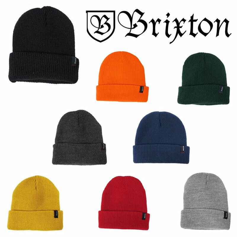 BRIXTON ブリクストンHEIST BEANIE　(キャップ ニット 帽子 CAP ビーニー スケート SB スケボー ウィンター スノボー スノー スノーボード メンズ レディース ユニセックス 定番 無地 シンプル ロングセラー )