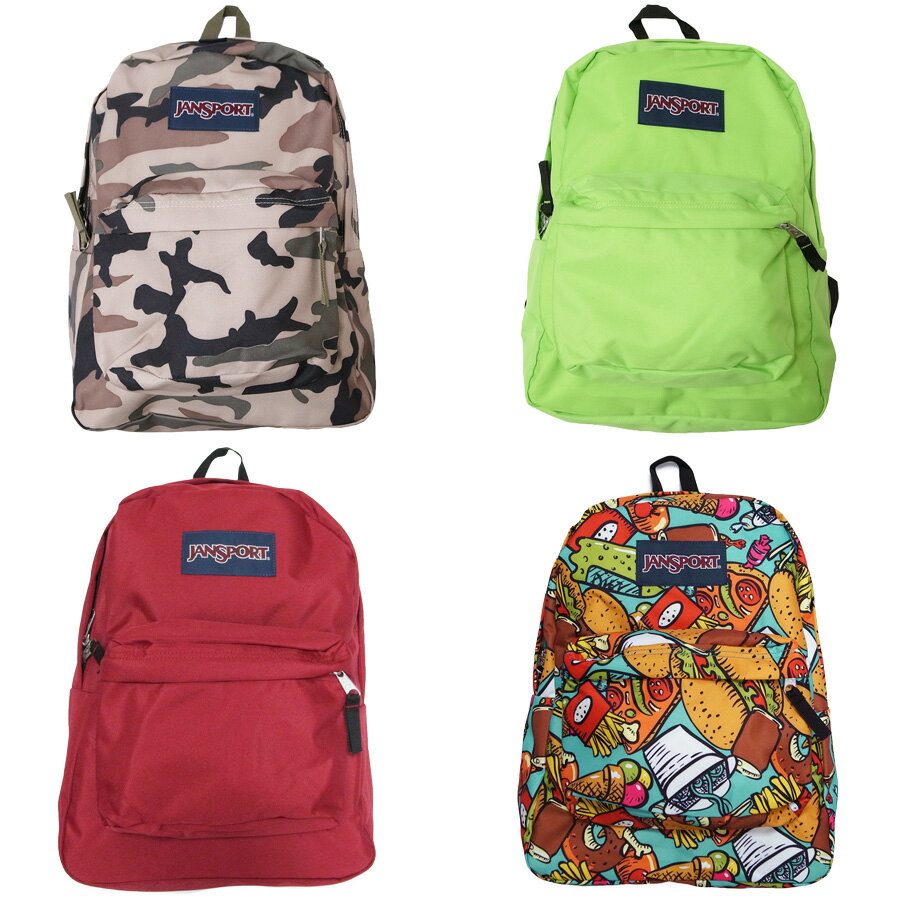 JANSPORT ジャンスポーツSUPER BREAK BACKPACK 4色 (バックパック リュック デイパック bag バッグ メンズ レディース ユニセックス 通勤 通学 日常生活 ラストワン セール)