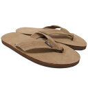 レインボーサンダルズ サンダル メンズ RAINBOW SANDALS レインボーサンダル301ALTS MENS LEATHER SANDAL　[DARK BROWN](ビーチサンダル シングルアーチ プレミアレザー クラシックレザー アーチサポート メンズ 定番 箱付き ブラウン )