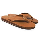 レインボーサンダルズ サンダル メンズ RAINBOW SANDALS レインボーサンダル302ALTS MENS CLASSIC LEATHER SANDAL　[TTTN](ビーチサンダル ダブルアーチ プレミアレザー レザー アーチサポート メンズ 定番 箱付き ブラウン)