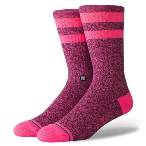 STANCE SOCKS MENS スタンスソックスJOVEN SOCKS　(ハイソックス 靴下 丈長 ホーズ メンズ スケート スケートボード スケボー スポーツ スニーカー ランニングシューズ 革靴 ドレスシューズ ピンク)