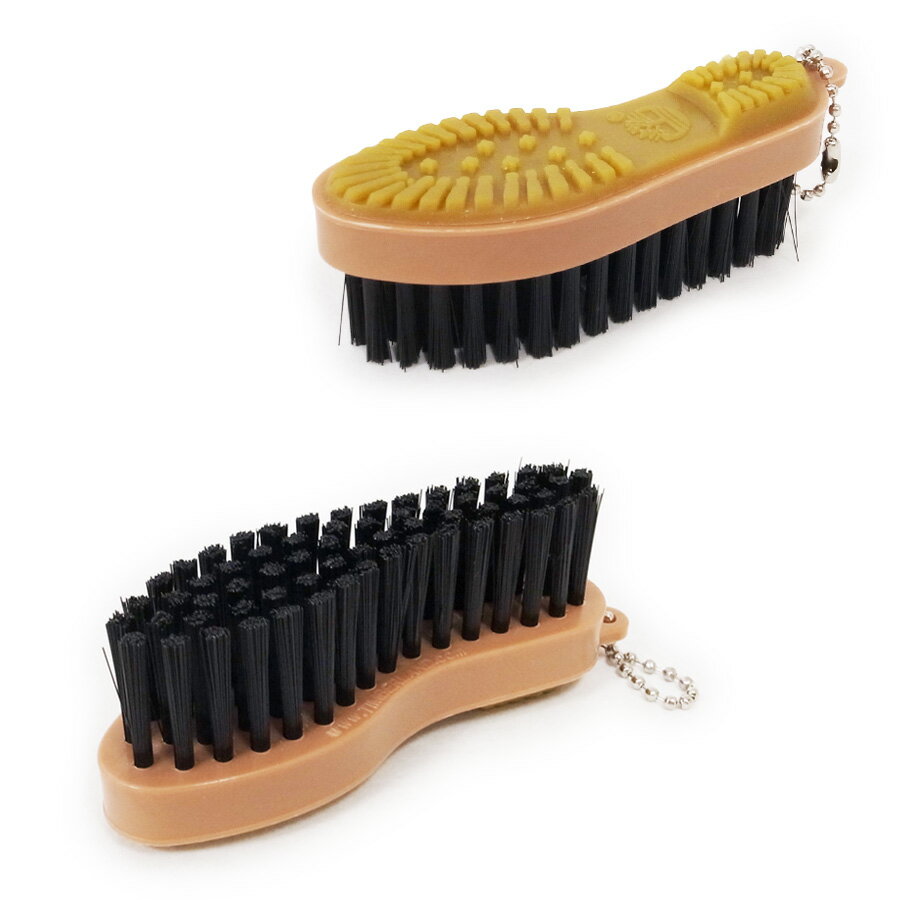 楽天Our.sRUBBER SOLE BRUSH　[BLACK]（シューブラシ シューズケア ソール ラバー ブーツ 靴 スニーカー ドレスシューズ スエード 消しゴム キーホルダー 携帯 持ち運び シューケア ）