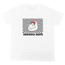 半袖Tシャツ カットソー ミドル丈 メンズ レディース ユニセックス キッズ Uネック クルーネック グラフィック デザイン かわいい 猫 CAT ワンポイント ネコ吸いトリップ ホワイト 白Our.s アワーズ ORIGINAL S/S TEE (WHITE )