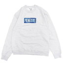 PRIMITIVE プリミティブBRUSHED CAMO BOX CREW FLEECE　(スウェット フリース トレーナー プルオーバー スウェット ストリート スケート メンズ レディーズ ユニセックス ジェンダーレス ライトグレー ヘザーグレー)