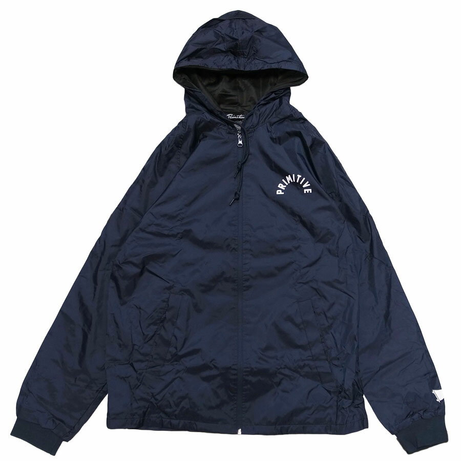 PRIMITIVE プリミティブ BIG ARCH WINDBREAKER JACKET　[NAVY](ジャケット アウター ウィンドブレーカー ジャンバー ストリート スケート メンズ レディーズ ユニセックス ジェンダーレス ネイビー)