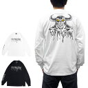 TOY MACHINE トイマシーンHELL MONSTER LONG TEE 2色 (Tシャツ ロングスリーブ ストリート スケート SB メンズ レディーズ ユニセックス 黒 ブラック 白 ホワイト カットソー)