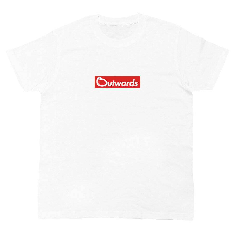 Rakuten - 半袖Tシャツ カットソー ミドル丈 メンズ レディース ユニセックス キッズ Uネック クルーネック 赤 ロゴ ブランド デザイン 文字 ワード アルファベット シンプル ワンポイント かっこいい おしゃれ ストリート系 ホワイト 白Our.s アワーズ ORIGINAL S/S TEE(WHITE)