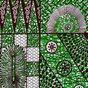 【50cm単位】アフリカ 布 アフリカンプリント布 生地 ブロード カットクロス ハンドメイド パッチワーク マスク エコバッグ 手芸材料 ダンス 舞台 衣装 通園通学に 古典柄MIX 蓄音機 水紋 エンクルマ AP-13102