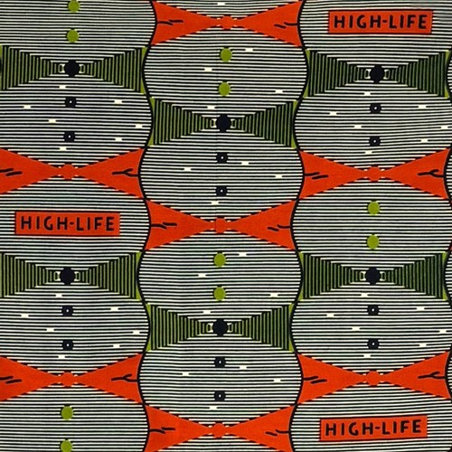 樂天商城 - アフリカンプリント 布 生地 50cm単位 AP-13822　HIGH LIFE 抹茶色 朱色 カーキグリーン オレンジ　アフリカ 布 ブロード カットクロス ハンドメイド パッチワーク エコ バッグ 手芸材料 ダンス 舞台 衣装 通園通学に
