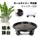 プランタースタンド フラワースタンド キャスター付き 円形 丸型 回転 プランター台 フラワーラック 花台 台車 屋内 ナチュラル 北欧 おしゃれ 鉢置き 36...