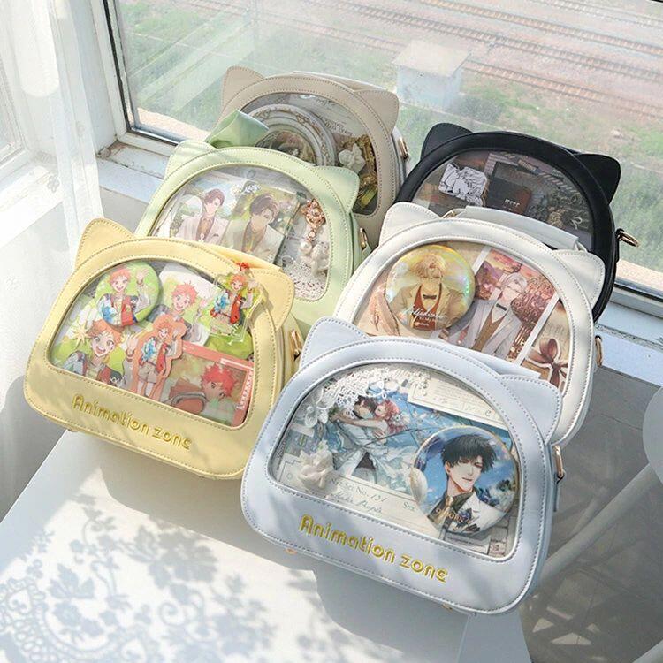 Rakuten - 痛バ 痛バッグ ミニ ミニバッグ 小さい 小さめ 推し活 ぬいぐいるみ入れ カンバッチ入れ ショルダー バッグ 推し レディース 透明窓 かわいい 推しバッグ 推し活バッグ クリア おしゃれ ロリータ プレゼント