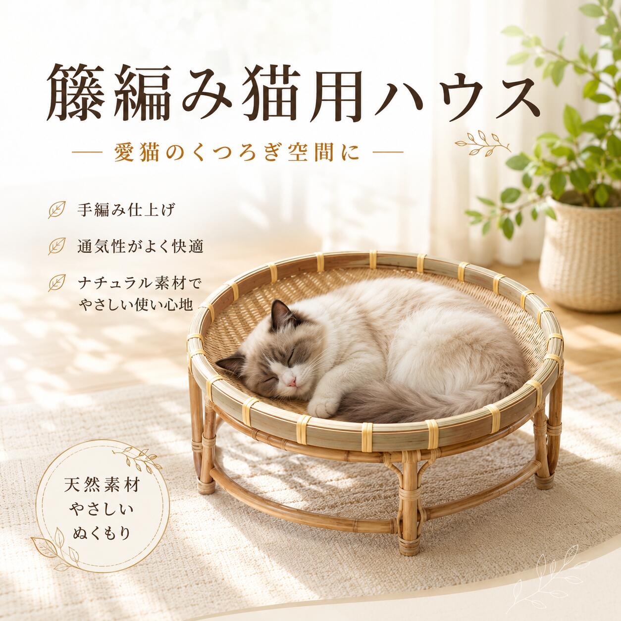 楽天市場】猫 ラタン ハンモックの通販