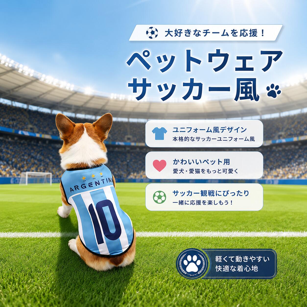 楽天市場】アルゼンチン ユニフォーム（ペット・ペットグッズ）の通販
