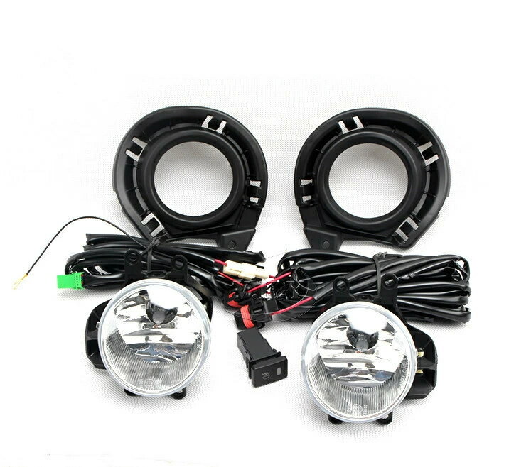 フォグライト 後付キット【トヨタ カローラ アクシオ/フィールダー E160型 160系 中期 NRE NZE NKE】専用 フルセット ブラック