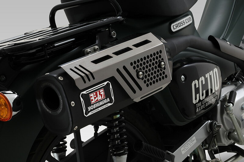 ヨシムラ 機械曲Tacticalサイクロン 政府認証 110A-46E-C4510 クロスカブ用