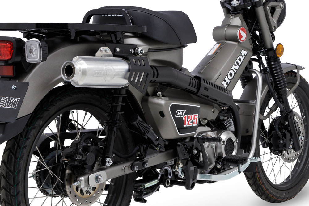 モリワキ フルエキゾーストマフラー MONSTER BLACK モンスターブラック ハンターカブCT125 JA65用