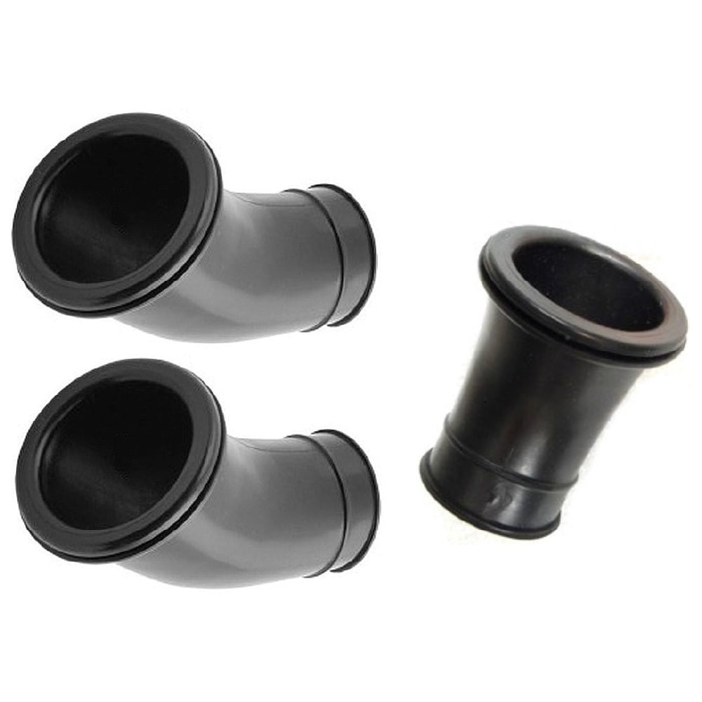 カワサキ KH250 S1用 エアクリーナーインレットパイプSET 1台分（3個） 11015-027 11015-028 互換品 リプロ バイク カスタムパーツ 交換