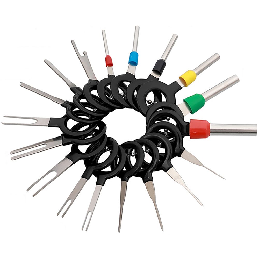 乐天商城 - 電気コネクター ピン抜き 18種類 端子除去 カプラー コネクター 配線 端子 外し 工具 車 取り外し ツール 配線コネクタ