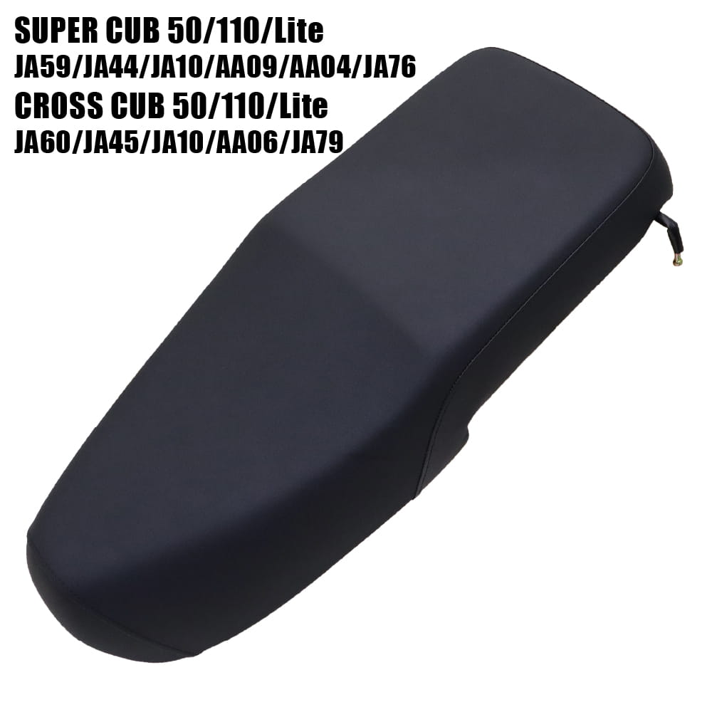 ホンダ スーパーカブ クロスカブ シート W-330-BS ダブルシート 黒 ブラック バックスキン JA76 JA79 JA59 JA60 JA44 AA09 JA10 AA04 JA45 AA06 カブ