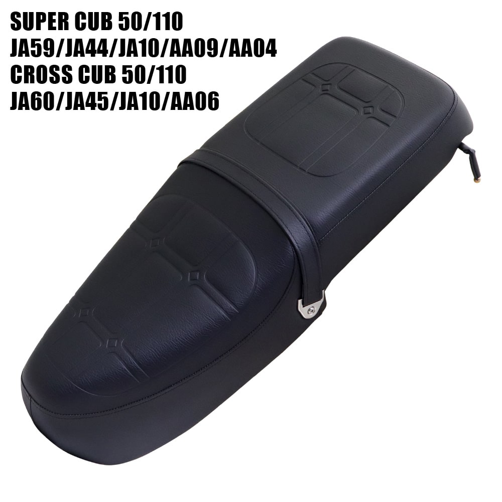 ホンダ スーパーカブ クロスカブ シート ダブルシート W-339 黒 JA59 JA44 AA09 JA10 AA04 JA60 JA10 JA45 AA06 カブ カスタムシート ドレスアップ 外装 カスタムパーツ おしゃれ