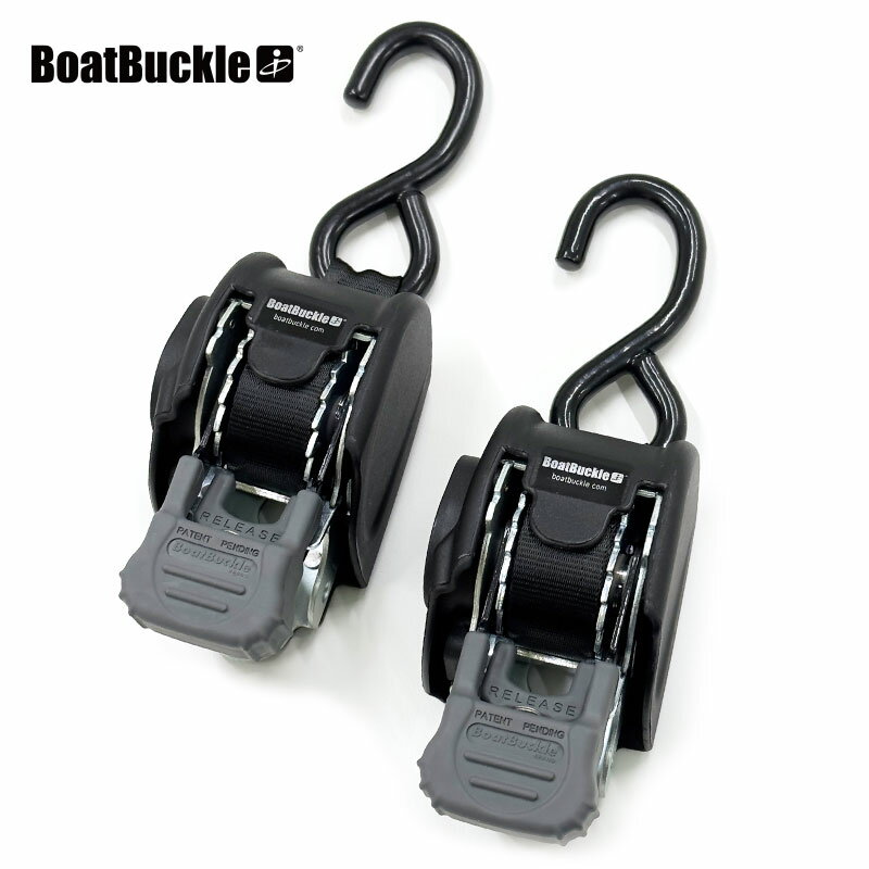 トランサムタイダウンベルト MINI ミニ 自動巻き 2本セット BoatBuckle ボートバックル