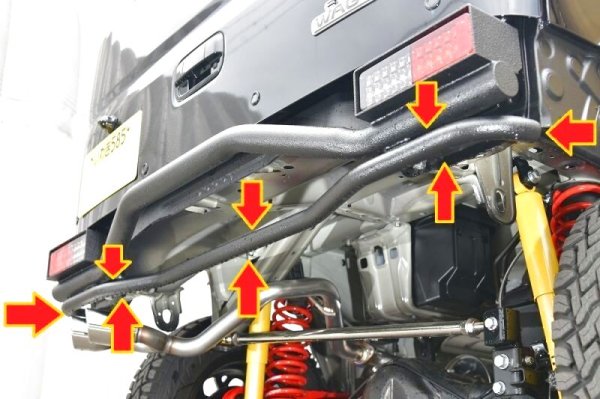 エブリイDA17 サブリヤバンパー