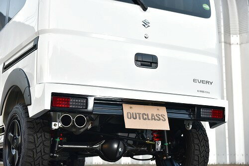 エブリイDA17　リヤバンパー ABS製　国産テール付き　未塗装【エブリイ　パーツ】