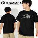 ゆうパケット対応可能！ 半袖 Tシャツ メンズ OGASAKA オガサカ Tシャツ メンズ スノボ スノーボード OSB-T-MARK-BK スノー ウィンタースポーツ 2023春夏新作