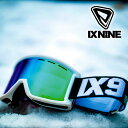 ラス1 送料無料 スノーゴーグル IX NINE アイエックスナイン IX-V Abundant Green アイエックスファイブ IX-5 レンズ スノボ スノー ゴーグル スノーボード IX9 平面レンズ 21%off
