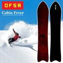 ソールカバー プレゼント 送料無料 スノーボード 板 OFSR オフショア CABIN FEVER キャビンフィーバー Offshore スノーボード ワイド パウダー メンズ 162 158W 162W 2023-2024冬新作 30%off