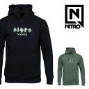 送料無料 長袖 パーカー NITRO ナイトロ メンズ QUIVER PO HOODIE プルオーバー フーディ メンズ レディース ユニセックス スノーボード...