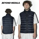 ラスト1点 XLサイズ 送料無料 スノーボードウェア BEYOND MEDALS ビヨンドメダルス メンズ Packable Down Vest パッカブル ダウン ベスト スノボ スノーボード スノーウェア 2023-2024冬新作 20%off