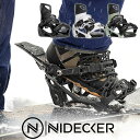 送料無料 NIDECKER ナイデッカー ステップイン バインディング SUPERMATIC スーパーマチック メンズ スノーボード スノボ BINDING ビンディング スノー 日本正規品 2023-2024冬新作