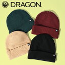 ゆうパケット対応可能! ニット帽 DRAGON ドラゴン メンズ WATCH BEANIE 折り返し ロゴ ビーニー 帽子 ニットキャップ スノーボード スノボ スキー 25%off