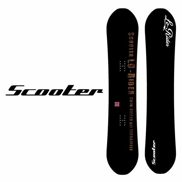送料無料 スノーボード 板 Scooter スクーター LO-RIDER ローライダー メンズ パーク ジブ パウダー スノーボード キャンバー 147 2025-2026冬新作 25-26 25/26