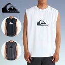 ネコポス発送! ノースリーブ ラッシュガード QUIKSILVER クイックシルバー メンズ COMP LOGO SLY 水着 UVカット スイムウェア タンクトップ サーフィン ボディボード プール 海水浴 マリンスポーツ アウトドア QLY251020 2025春夏新作 10%off