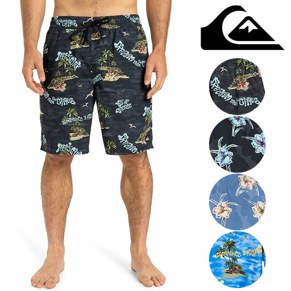 ネコポス発送! 送料無料 サーフパンツ メンズ クイックシルバー QUIKSILVER サーフショーツ EVERYDAY STRAIGHT VL 19 水着 水陸両用 ハイブリット ボードショーツ 海水パンツ 海パン サーフィン プール リゾート 野外フェス QBS251001 2025春夏新作 10%off