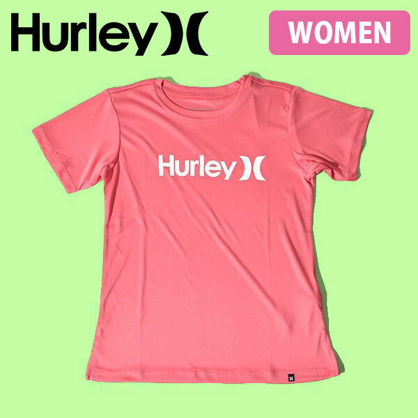 35%off ゆうパケット発送！ 送料無料 ラッシュガード レディース ハーレー 半袖 ラッシュTシャツ HURLEY QUICK DRY RASH TEE SS OAO ロゴ UVカット 紫外線対策 ラッシュ ロング サーフィン 海 海水浴 サーフ プール ランニング アウトドア 水着 1